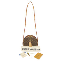 Louis Vuitton Petite Boite Chapeau aus Canvas in Braun