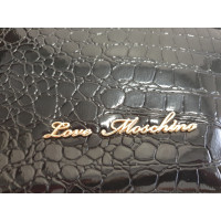 Moschino Love Clutch Bag in Black