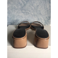 By Far Sandals Leather in Nude