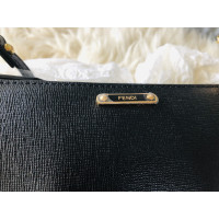 Fendi Clutch Bag Leather in Black