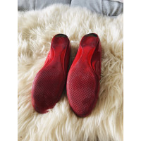 Salvatore Ferragamo Slippers/Ballerinas Leather in Red