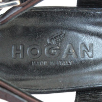 Hogan Sandalen aus Leder in Braun
