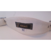 Versace Cintura in Cotone in Bianco