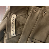Balenciaga Trousers Viscose in Khaki