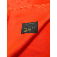 Louis Vuitton Sjaal Zijde in Oranje