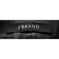 J Brand Jeans aus Leder in Schwarz