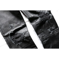 J Brand Jeans aus Leder in Schwarz
