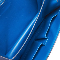 Céline Umhängetasche aus Leder in Blau