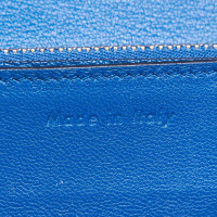 Céline Umhängetasche aus Leder in Blau