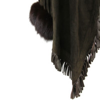 Christian Dior Coat with fox fur trim