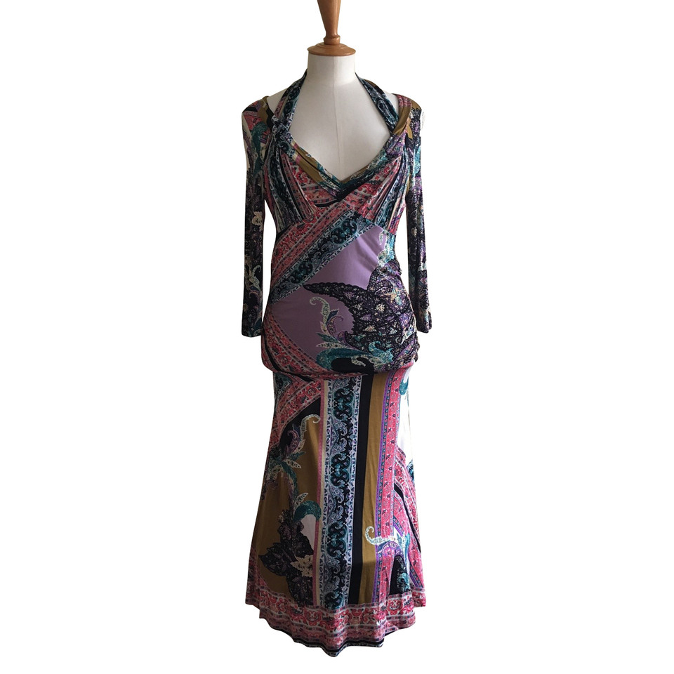 Etro Paisley-Kleid aus Seide