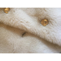Moschino Love Jacket/Coat Fur in White