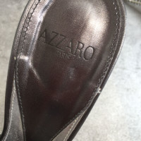 Azzaro Sandales en Cuir en Argenté