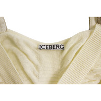 Iceberg Kleid aus Leinen in Creme