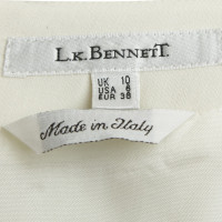 L.K. Bennett jurk in crème.