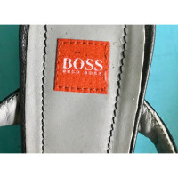 Hugo Boss Sandalen aus Leder in Schwarz