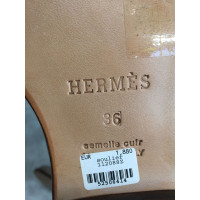 Hermès Boots Leather in Beige