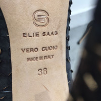 Elie Saab Pumps/Peeptoes Leather in Grey