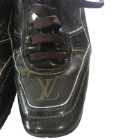 Louis Vuitton Sneakers Leer in Bruin