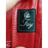 Fay Jacket/Coat Leather in Red