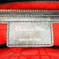 Christian Dior Lady Dior Leer in Zwart