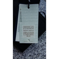 Armani Jeans Täschchen/Portemonnaie aus Leder in Schwarz