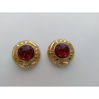 Christian Dior Earring Gilded in Red