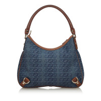 Gucci Tote bag in Tela in Blu