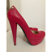 Patrizia Pepe Pumps/Peeptoes Leather in Pink
