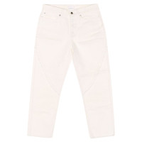 Lala Berlin Jeans aus Baumwolle in Weiß