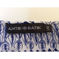 Antik Batik Oberteil aus Viskose in Blau
