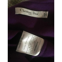 Christian Dior Kleid aus Kaschmir in Violett