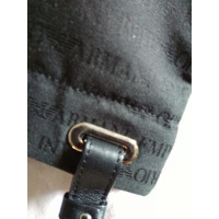 Armani Shoulder bag Canvas in Black