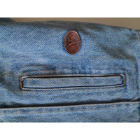 Valentino Garavani Jacke/Mantel aus Jeansstoff in Blau