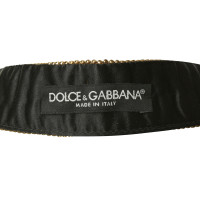 Dolce & Gabbana Cintura in velluto con strass