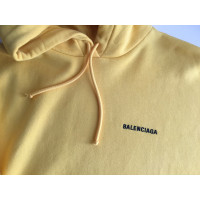 Balenciaga Giacca/Cappotto in Cotone in Giallo