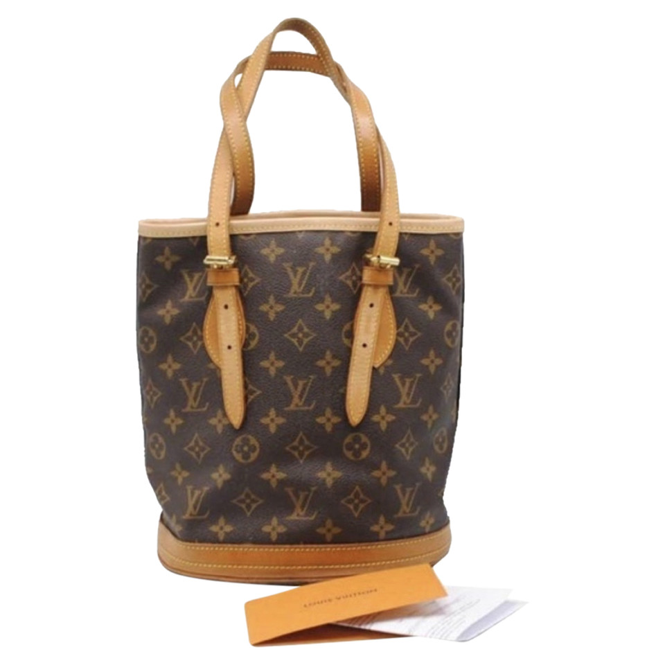 Louis Vuitton Bucket Bag 23 aus Canvas in Braun