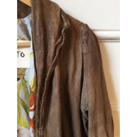 Giorgio Brato Veste/Manteau en Cuir en Beige