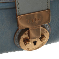 Chloé Leather shoulder bag in turquoise