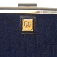 Christian Dior Pochette in Tela in Blu