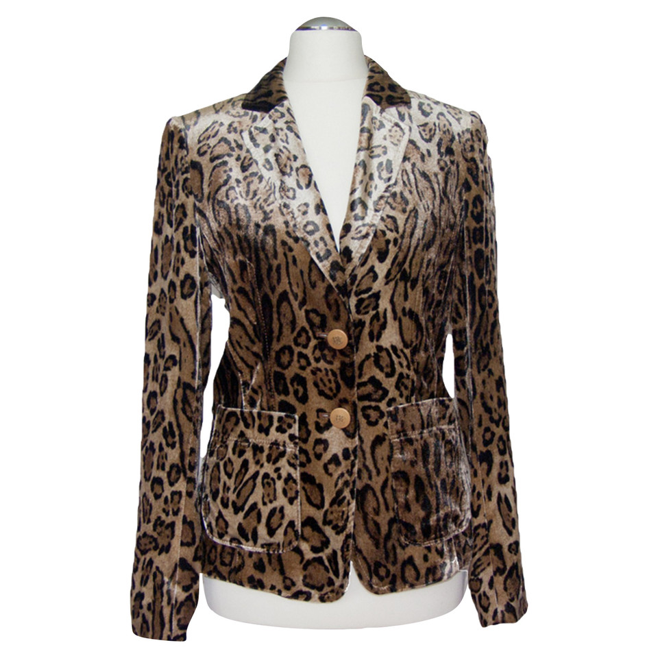 Marc Cain Leopard-style blazer