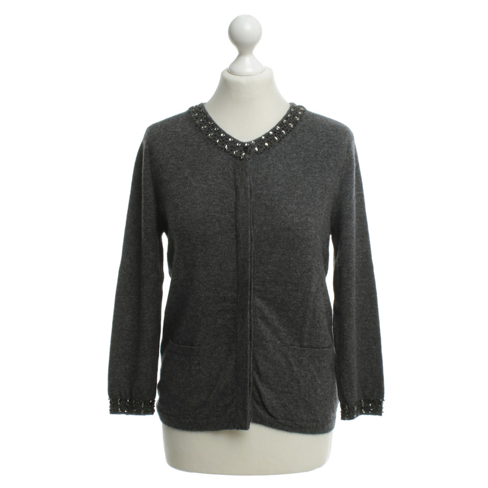 Allude Strickjacke in Grau