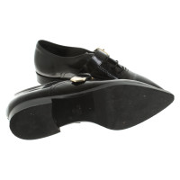 Konstantin Starke Chaussons/Ballerines en Cuir en Noir