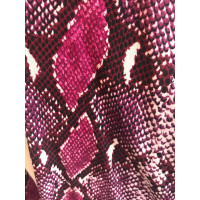 Diane Von Furstenberg Dress Silk in Fuchsia