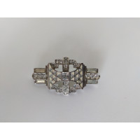 Givenchy Brooch Silvered in Silvery
