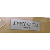 Jimmy Choo Pumps/Peeptoes aus Leder in Gold
