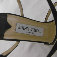Jimmy Choo Pumps/Peeptoes aus Leder in Schwarz