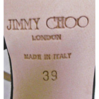 Jimmy Choo Pumps/Peeptoes aus Leder in Schwarz