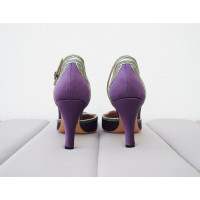Prada Sandals Silk in Violet
