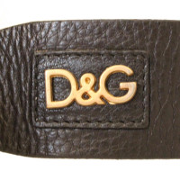 Dolce & Gabbana Ceinture en Cuir en Marron